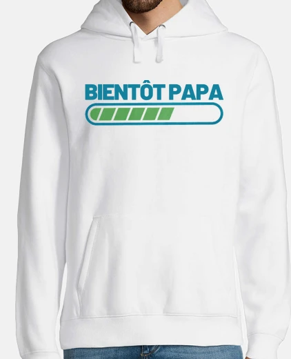 Sudadera papi pronto papi humor regalo de papi