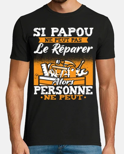 T-shirt Papou tuttofare festa del nonno