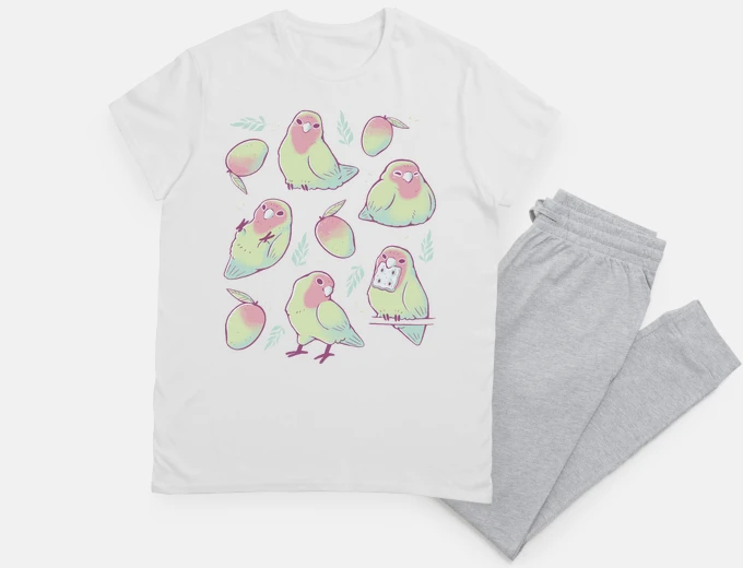 Pigiama pappagalli di mango