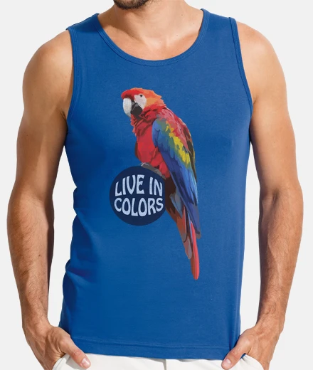 T-shirt pappagallo - colore vivente