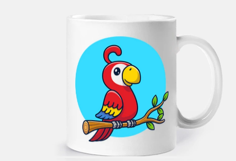 Tazza pappagallo
