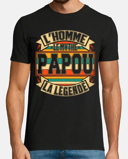 T-shirt Papua il giorno del nonno nonno