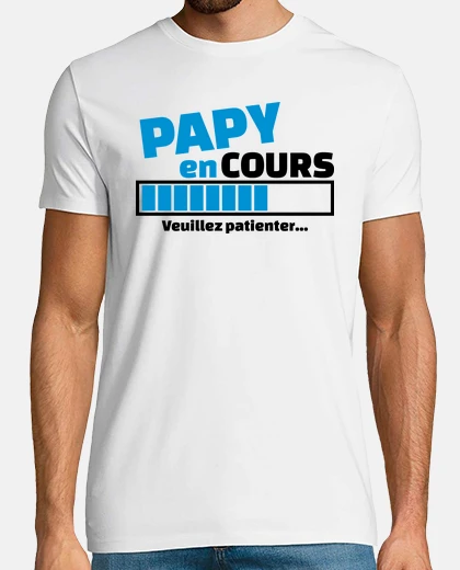 Tee-shirt papy en cours