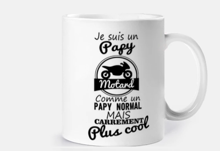Mug Papy motard
