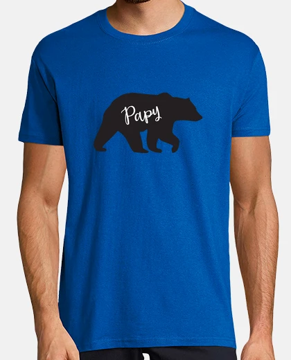 Tee-shirt Papy ours, idée cadeau papy humour