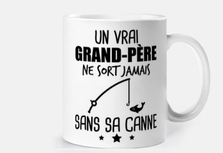 Mug Papy pêche pécheur