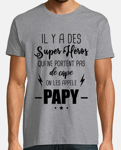 Tee-shirt Papy Super héro
