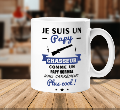 papy chasseur cadeau chasse humour
