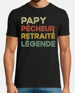 Papy Pêcheur Retraité Légende