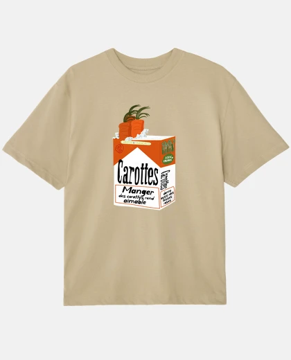 Tee-shirt paquet de carottes