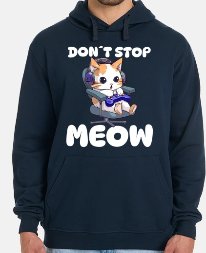 Sudadera Para Amantes De Gatos Y Gamers.