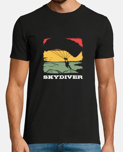 T-shirt paracadutismo basejumper parapendio sport aerei