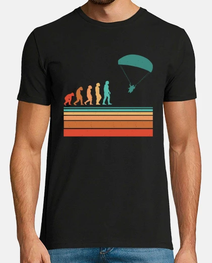Tee-shirt parapente évolution parachute ascension