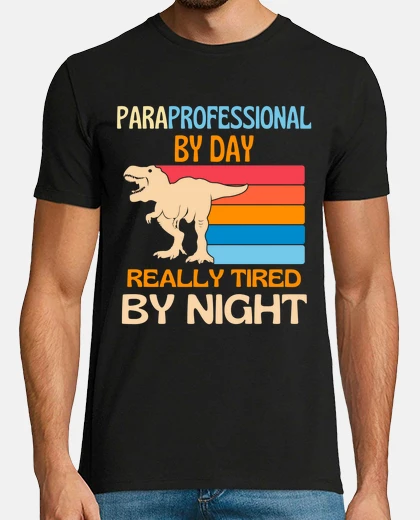 Tee-shirt paraprofessionnel le jour fatigué la nu