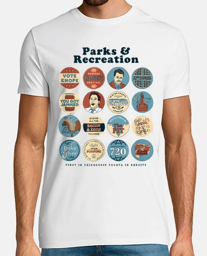 T-shirt parchi e ricreazione - preventivo stand