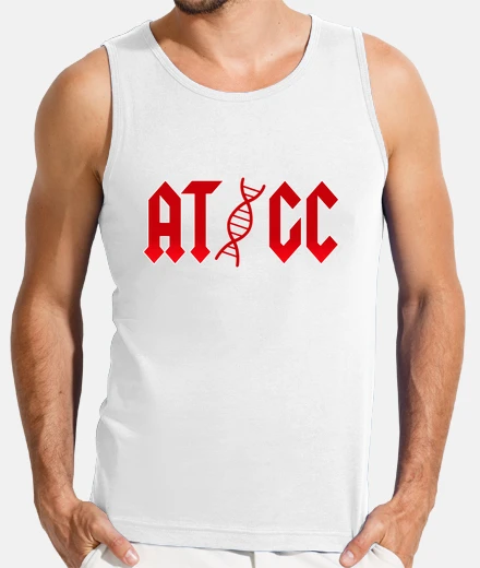 Camiseta pares de bases atgc biología núcleo cel