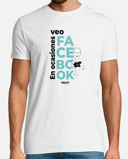 Tee-shirt parfois je vois facebook