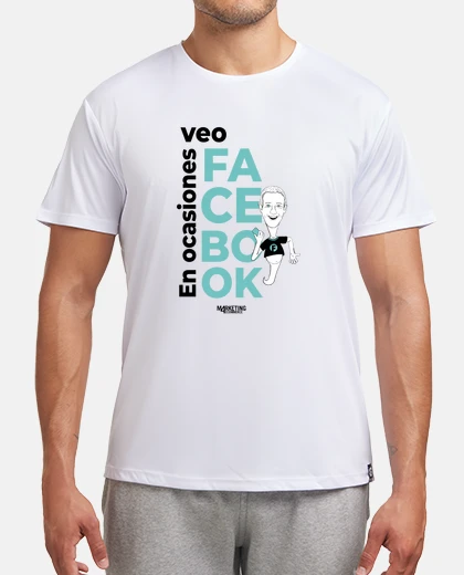 Tee-shirt parfois je vois facebook
