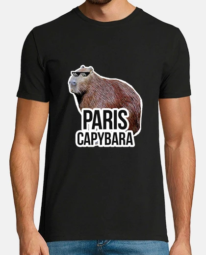 Tee-shirt paris capybara meme