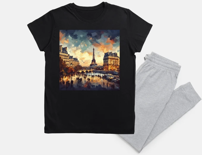 Pyjama Paris Impressionism Painting