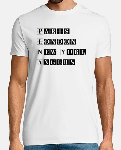 Camiseta paris london nueva-york angers