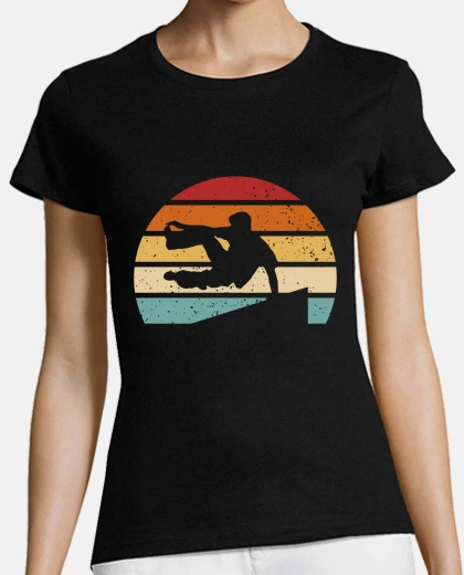 T-shirt parkour al tramonto vintage