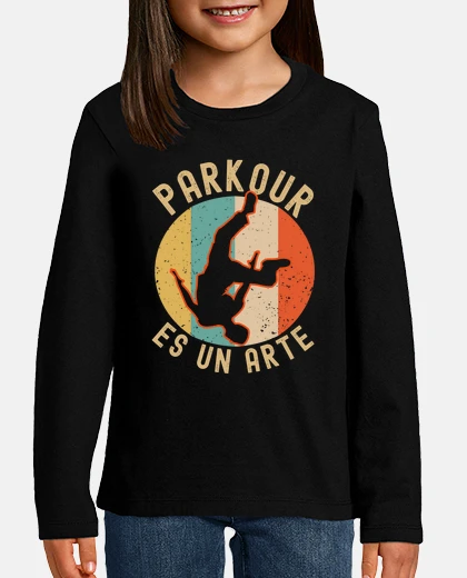 Kids parkour is a deported arte colored free