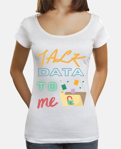 T-shirt parlami di dati