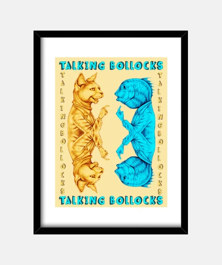Quadro parlando bollocks