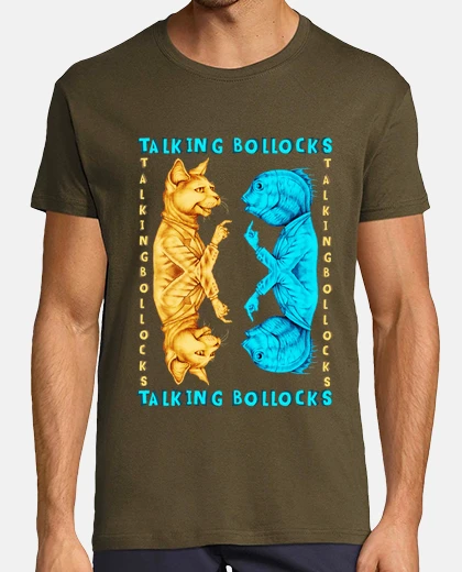 T-shirt parlando bollocks