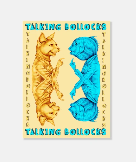 Stampa parlando bollocks