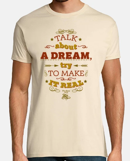 T-shirt parlare di un sogno
