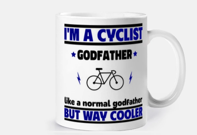 Mug Parrain cycliste,cyclisme,vélo