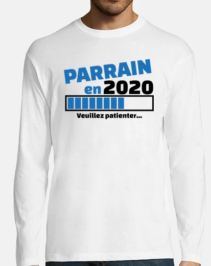 Tee-shirt parrain en 2020 veuillez patienter