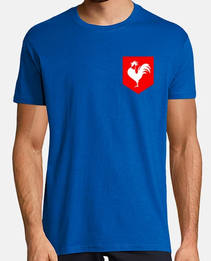 Playera partidario de fútbol de gallo retro vintage de fútbol de francia del equipo de francia