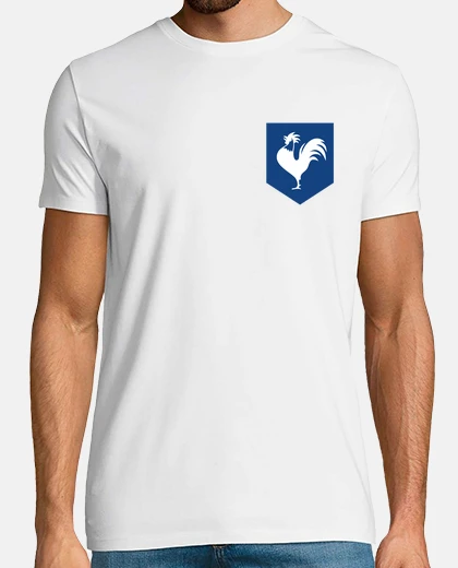 Playera partidario de fútbol de gallo retro vintage de fútbol de francia del equipo de francia