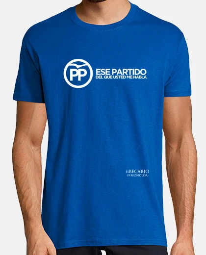 Camiseta Partido Popular o ese partido del que usted me habla