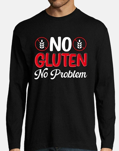 Tee-shirt pas de gluten pas de problème maladie c