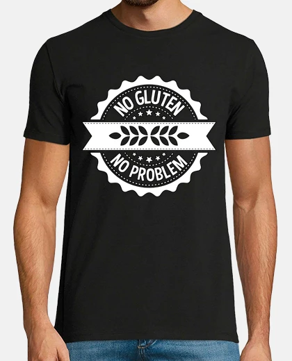 Tee-shirt pas de gluten pas de problème maladie c