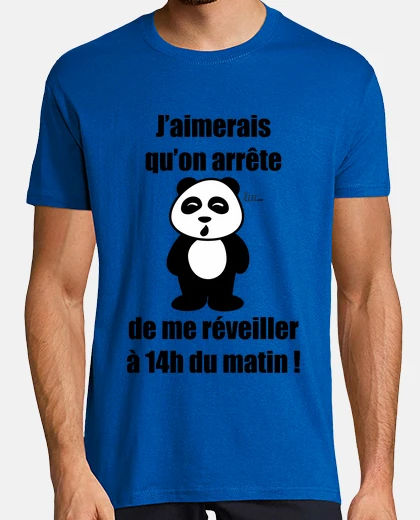 Tee-shirt Pas du matin - Panda