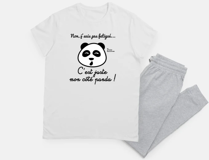 Pyjama Pas du matin, juste panda