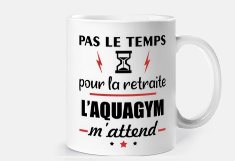 Pas le temps retraite,aquagym
