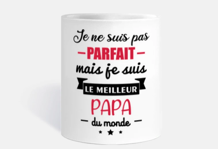Mug Pas parfait meilleur papa du monde