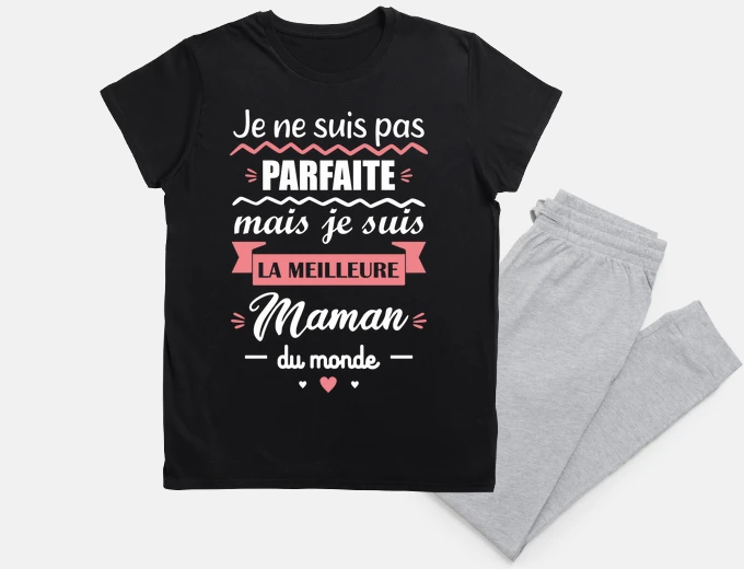 Pyjama Pas parfaite maman, fête des mères