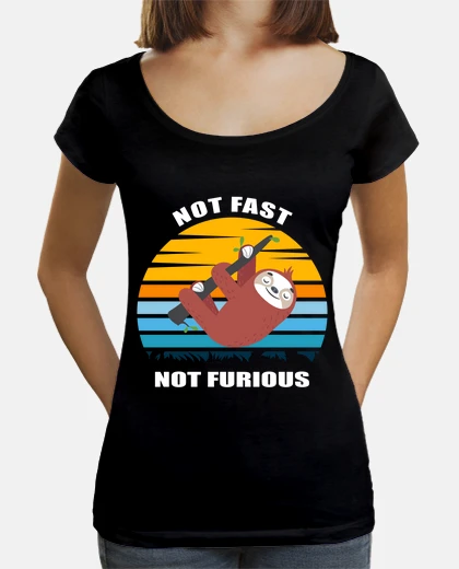 Tee-shirt pas rapide pas paresseux furieux