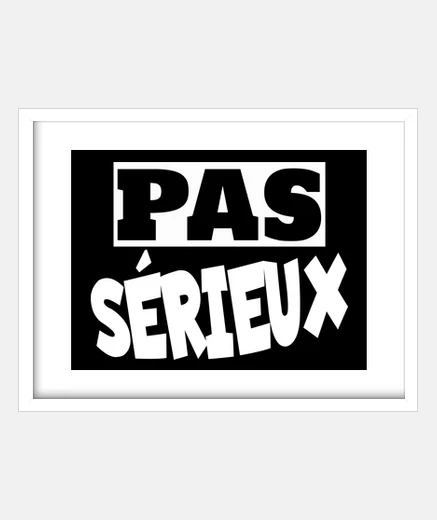 Cadre PAS sérieux
