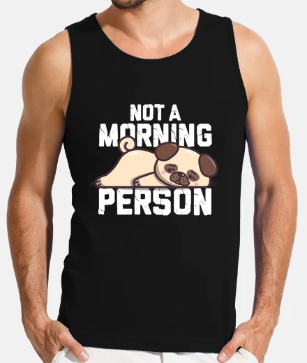 Tee-shirt pas une personne du matin