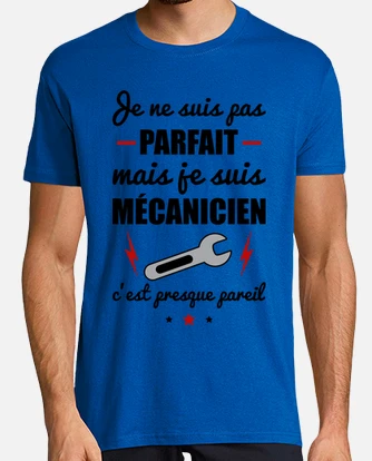 Tee-shirt homme parfait, humour noir, femme | tostadora