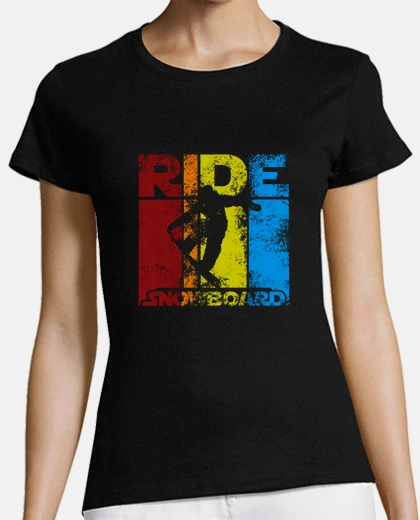 Playera paseo en snowboard