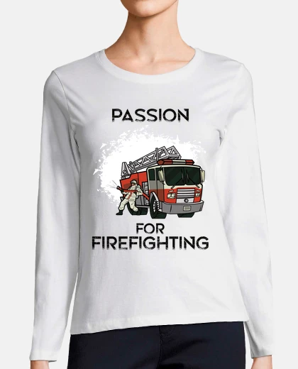 Playera pasión por la extinción de incendios